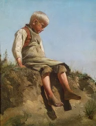 Chłopiec w słońcu. 1860