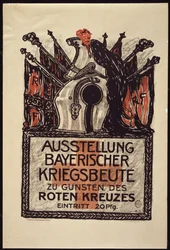 Wystawa łupów wojennych Bawarii na rzecz Czerwonego Krzyża, 1915