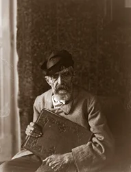 Portret włoskiego malarza Domenico Morelli (1826-1901)
