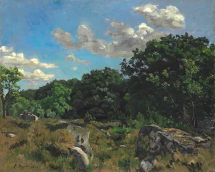 Krajobraz w Chailly, 1865.