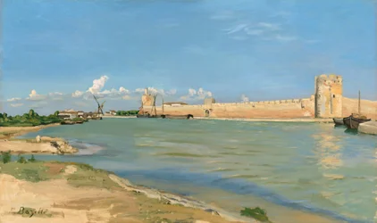 Zachodnie Wały w Aigues-Mortes, 1867.