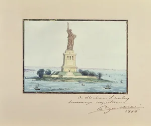 Statua Wolności, Bedloe Island, Nowy Jork, 1888