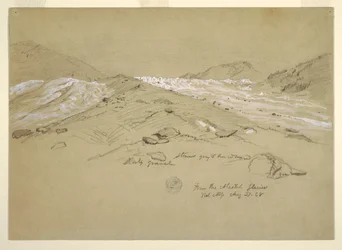 Lodowiec Aletsch, Alpy Berneńskie, Szwajcaria