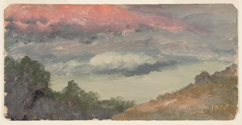 Chmury nad farmą Churcha, Hudson N.Y.