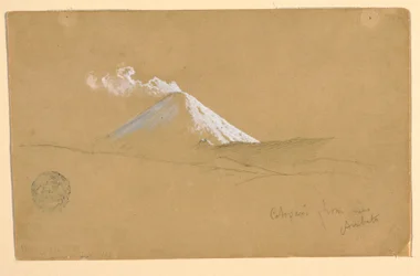 Cotopaxi z okolic Ambato, Ekwador