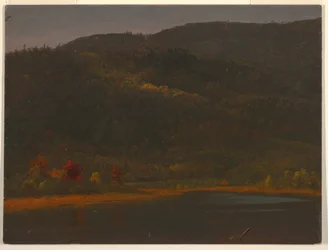 Rysunek, jesienny krajobraz, 1860-70