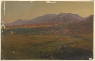 Rysunek, Jesienny pejzaż, Hudson, Nowy Jork, ok. 1860 r.