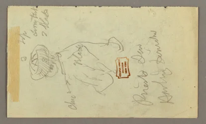 Rysunek Chłopiec z turbanem, prawdopodobnie 1868 r.