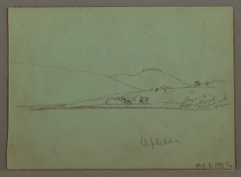 Rysunek, Kefalonia, Grecja, kwiecień 1869 r.