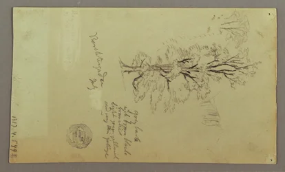 Rysunek, kominy, wodospady, rysunek itp., prawdopodobnie lipiec 1868 r.