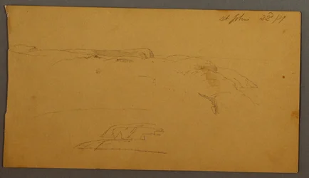 Rysunek, Cliffs, 1859 r.