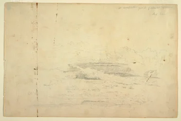 Rysunek, Studium chmur, sierpień 1844 r.