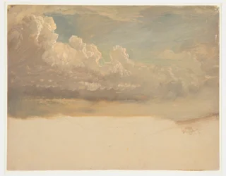 Rysunek, Studium chmury, marzec 1871 r.
