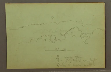 Rysunek, Studium chmury, prawdopodobnie 1856