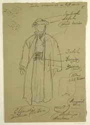 Rysunek, Effendi Gentleman, 1868 r.