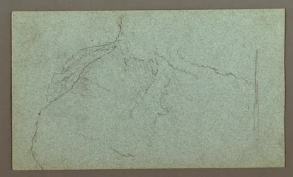 Rysunek, wodospad, prawdopodobnie 1868 r.