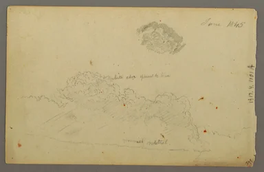 Rysunek, pasmo wzgórz, 1844 r.