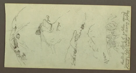 Rysunek, Wzgórza z głazami, prawdopodobnie 1868 r.