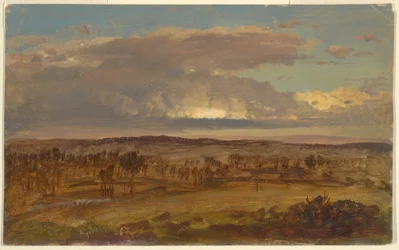 Rysunek, dolina Hudson, kwiecień 1867 r.