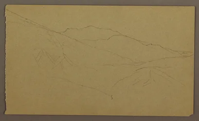 Rysunek, Pejzaż, maj-sierpień 1865 r.