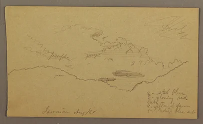 Rysunek, Pejzaż, maj-sierpień 1865 r.