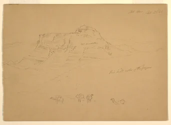 Rysunek, Mount Hor, 23 lutego 1868 r.