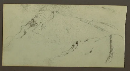 Rysunek, Szczyty górskie, prawdopodobnie 1868 r.