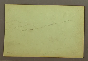 Rysunek, Szczyty górskie, prawdopodobnie 1856 r.