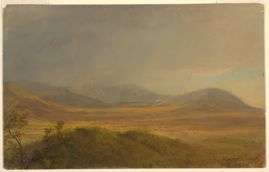 Rysunek, Krajobraz górski, maj 1865 r.
