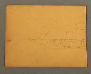 Rysunek, góry, prawdopodobnie 1856