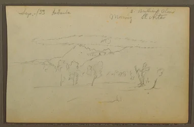 Rysunek, Mt. Altar, Riobama, Ekwador, wrzesień 1853 r.
