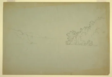 Rysunek wodospadu Niagara od północnego zachodu, 1856 r.