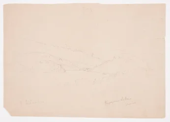 Rysunek, jezioro Ripogenus, ok. 1855 r.