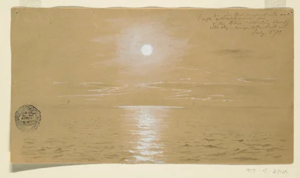 Rysunek, Pejzaże morskie, Nowa Fundlandia, 6 lipca 1859, 1859