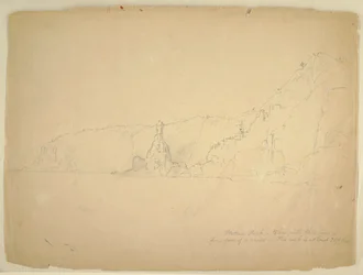 Rysunek "Statua Rock", wrzesień 1851 r.