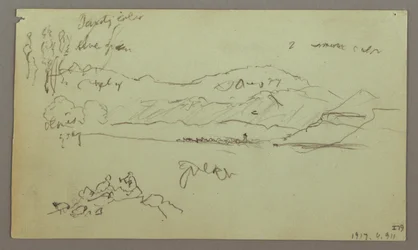 Rysunek, kamienny łuk, kamienna podstawa, 27 kwietnia 1868 r.
