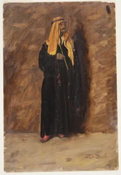 Rysunek, Studium stojącego beduina, 1868