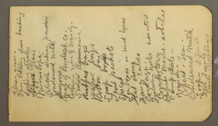 Rysunek, lista dostaw, prawdopodobnie 1878 r.