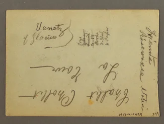 Rysunek, budynki miejskie, prawdopodobnie 1868-69