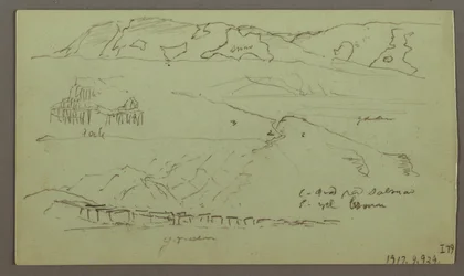 Rysunek, Valley, prawdopodobnie kwiecień 1868 r.