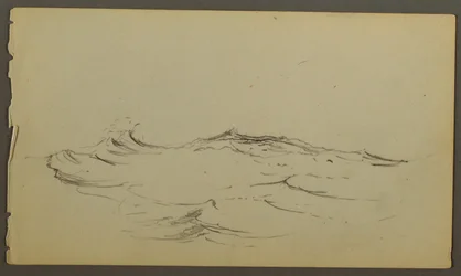 Rysunek, Fale, prawdopodobnie 1860
