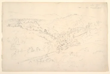 Szkic krajobrazu Catskill (widok Kaanterkill)