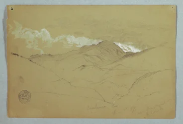 Widok ze wschodu na górę Chimborazo, Ekwador