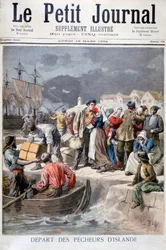 Wyjazd islandzkich rybaków, 1894