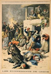Wydarzenia z Krety, z „Le Petit Journal”, 26 lipca 1896 r.