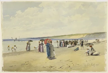 Plaża, 1888 (wc na papierze)