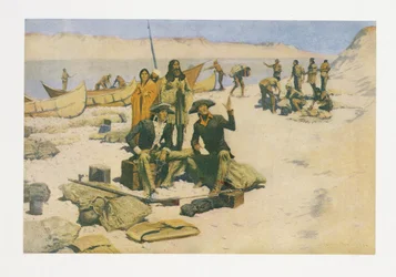 Lewis i Clark, z Colliers Magazine, wyd. 1906