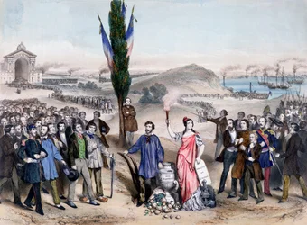 Powszechne prawo wyborcze, 1850