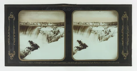 Zimowe widoki na wodospad Niagara, Table Rock, Kanada Side