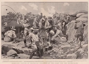 Pomysłowa taktyka w Mafeking, incydenty w walce o Brickfields